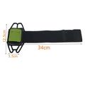 Adjustable Phone Armband for Running and Cycling - 6"-6.7" - Black