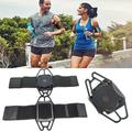 Adjustable Phone Armband for Running and Cycling - 6"-6.7" - Black