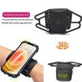 Adjustable Phone Armband for Running and Cycling - 6"-6.7" - Black