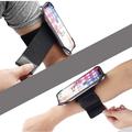 Adjustable Phone Armband for Running and Cycling - 6"-6.7" - Black