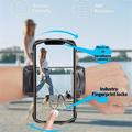 Adjustable Phone Armband for Running and Cycling - 6"-6.7" - Black