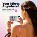 AhaStyle WG206 Silicone Suction Cup Phone Mount with Built-In Mirror