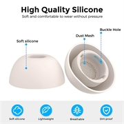 Samsung Galaxy Buds3 Pro/Buds4 Pro AhaStyle WG173 Silicone Eartips - Beige