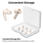 Samsung Galaxy Buds3 Pro/Buds4 Pro AhaStyle WG173 Silicone Eartips - Beige