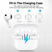 Samsung Galaxy Buds3 Pro/Buds4 Pro AhaStyle WG173 Silicone Eartips - White