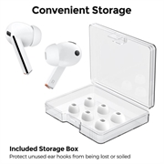 Samsung Galaxy Buds3 Pro/Buds4 Pro AhaStyle WG173 Silicone Eartips - White