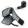 Air Compression Ankle Massager with Heating - 4 Levels, 3 Heat Settings & NTC Control - 2Pcs. - Black