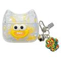 AirPods 3 Funny Smile Cat Face TPU Case - Yellow