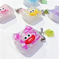 AirPods 3 Funny Smile Cat Face TPU Case - Yellow