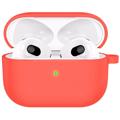 AirPods 3 Silicone Case with Keychain A060 - Red