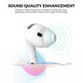 AirPods 4 Ahastyle PT66-4 Noise-Isolating Silicone Eartips - White