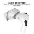 AirPods 4 Ahastyle PT66-4 Noise-Isolating Silicone Eartips - White