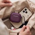 AirPods 4/AirPods 5 Tech-Protect Silicone Hook Case - Burgundy