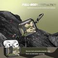 AirPods 4 Camouflage Shockproof Case with Carabiner
