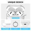 AirPods 5/4 AhaStyle WG164-B Drop-Resistant Case with Cleaning Pen - Transparent Glitter