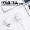 AirPods 5/4 AhaStyle WG164-B Drop-Resistant Case with Cleaning Pen - Transparent Glitter