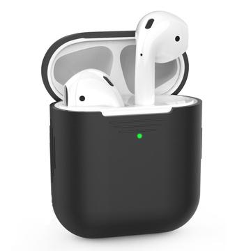 AirPods/AirPods 2 AhaStyle PT02-3 Premium Silicone Case - Black