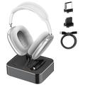 AirPods Max Wireless Charging Stand with Smart Sleep Mode - Black