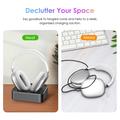 AirPods Max Wireless Charging Stand with Smart Sleep Mode - Black