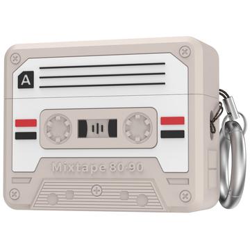 AirPods Pro 3 AhaStyle JY29 Retro Cassette Silicone Case - Vintage Grey