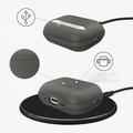 AirPods Pro 3 Tech-Protect NaturalFit Leather Case - Olive Green