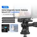 aMagisn TF31 Quick Release Mount 2.0 for Insta360 GO Ultra - Black