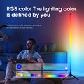 Ambient RGB LED Floor Lamps with Remote Control - 103cm - 2 Pcs.