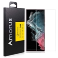 Samsung Galaxy S22 Ultra 5G Amorus 3D Curved Full Size UV Tempered Glass Screen Protector