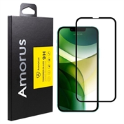 iPhone 13 Pro Max/14 Plus Amorus Full Coverage Tempered Glass Screen Protector - Black Edge