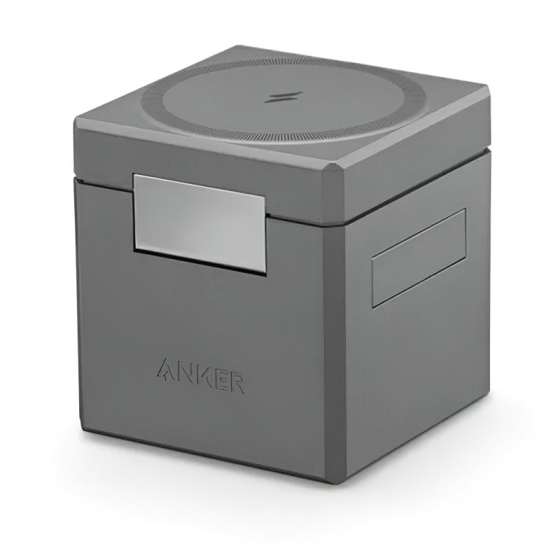 Anker 3-in-1 Cube with MagSafe 15W - Black
