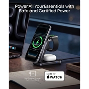 Anker Prime MagGo 3-in-1 Wireless Charger - 25W - Black