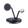 Anker Prime MagGo AirCool 3-in-1 Wireless Charging Station - Black