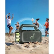 Anker Soundcore Boom 2 Portable Bluetooth Speaker 80W - IPX7, RGB, BassUp 2.0 - Green