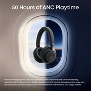 Anker Soundcore Space 2 Wireless Headphones - 70-Hour Battery - Black