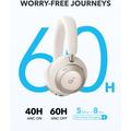 Anker Soundcore Space One Pro Foldable Over-Ear Wireless Headphones - White