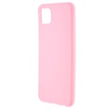 Anti-Fingerprint Matte Samsung Galaxy A22 5G, Galaxy F42 5G TPU Case - Pink