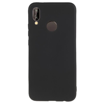 Anti-Fingerprint Matte Huawei P20 Lite TPU Case - Black