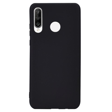 Anti-Fingerprint Matte Huawei P30 Lite TPU Case - Black