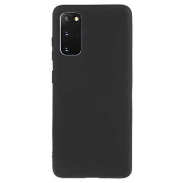 Anti-Fingerprint Matte Samsung Galaxy S20 TPU Case - Black