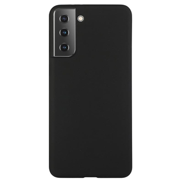 Anti-Fingerprint Matte Samsung Galaxy S21 5G TPU Case - Black