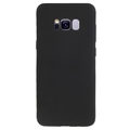 Anti-Fingerprint Matte Samsung Galaxy S8+ TPU Case - Black