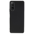 Anti-Fingerprint Matte Sony Xperia 10 IV TPU Case - Black