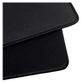 Anti-Slip Gaming Mousepad with Stitched Edges - Black