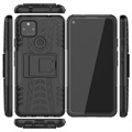 Anti-Slip Google Pixel 4a 5G Hybrid Case with Stand - Black