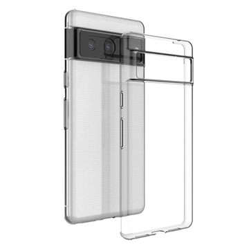 Anti-Slip Google Pixel 6a TPU Case - Transparent