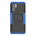 Huawei P30 Pro Anti-Slip Hybrid Case with Kickstand - Blue / Black