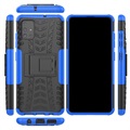 Anti-Slip Samsung Galaxy A51 Hybrid Case with Stand - Blue / Black