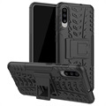 Anti-Slip Samsung Galaxy A70 Hybrid Case with Kickstand - Black