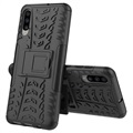 Anti-Slip Samsung Galaxy A70 Hybrid Case with Kickstand - Black