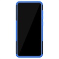 Anti-Slip Samsung Galaxy A70 Hybrid Case with Kickstand - Blue / Black